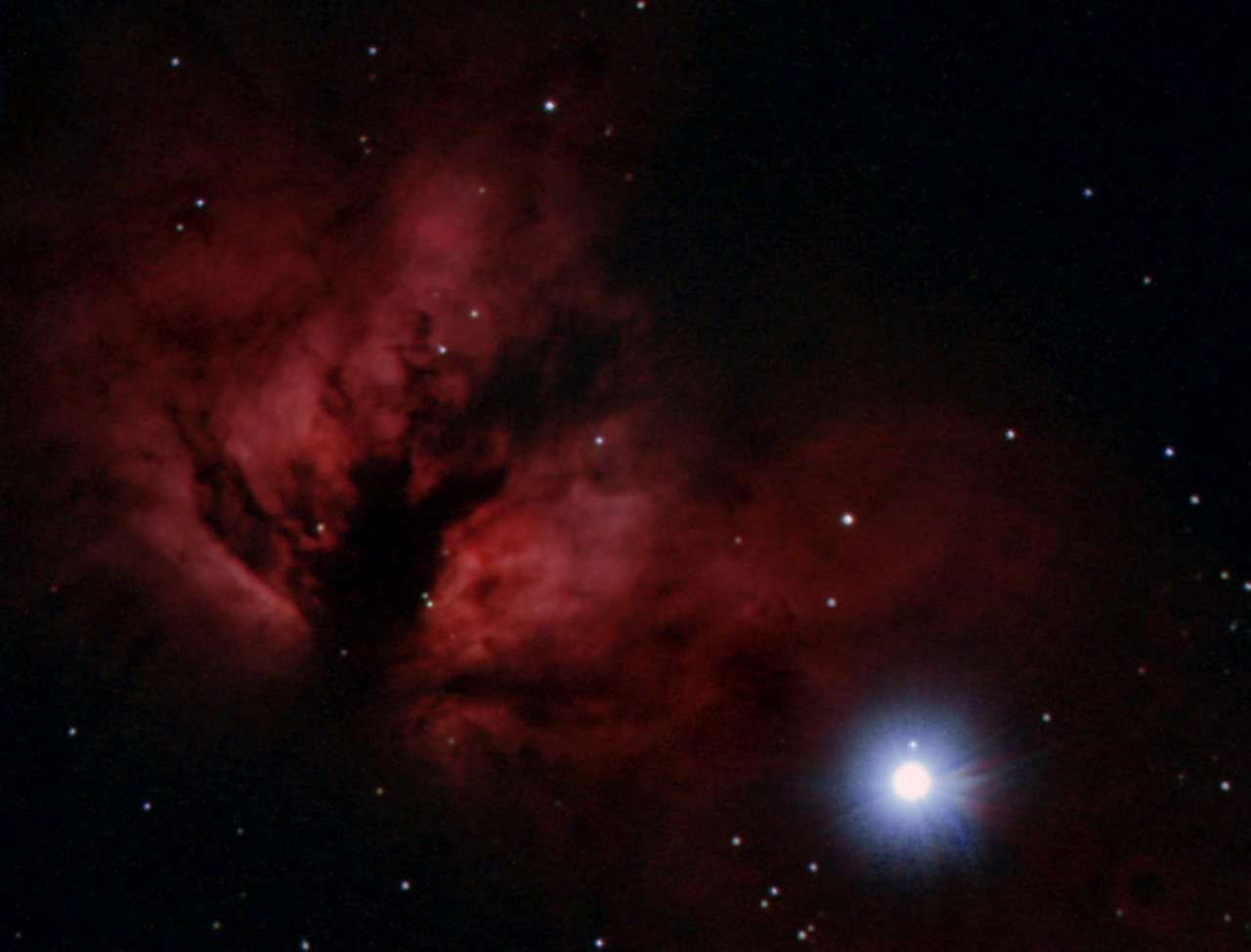 NGC2924, the Flame Nebula